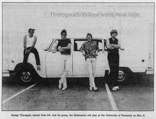 17 Preview University of Kentucky Thorogood 50 50 Concert Courier Journal Sun Oct 25 1981