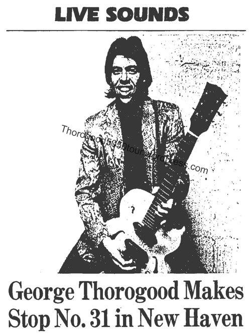 31 New Haven George Thorogood 50 50 Concert Toads Place Preview Hartford Courant Nov 20 1981 D5