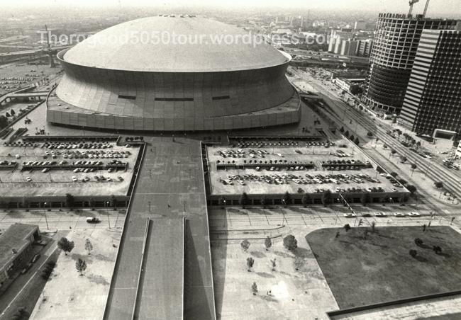 45 George Thorogood 50 50 Tour Louisiana Superdome Exterior View 1982